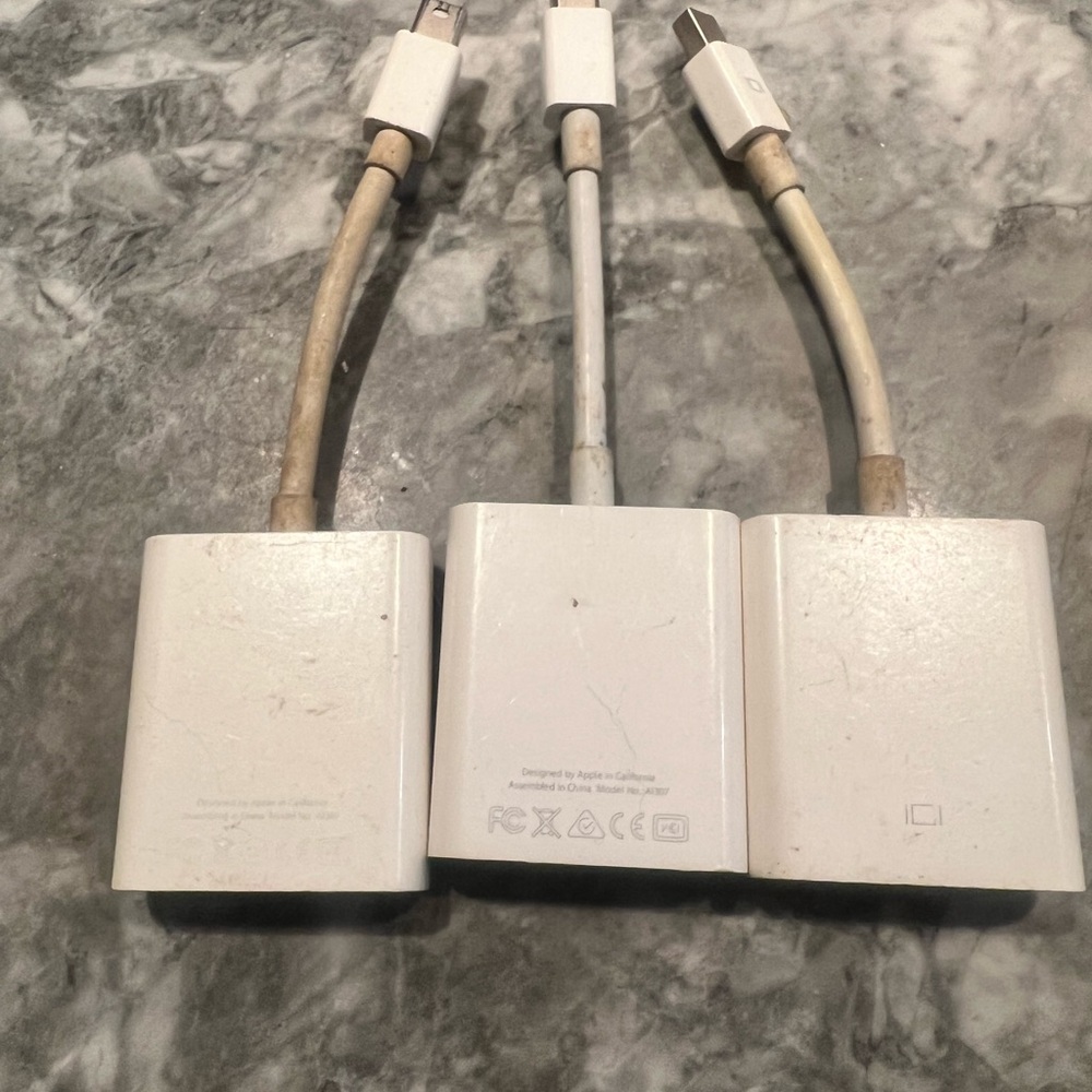 Apple White Adapter Trio